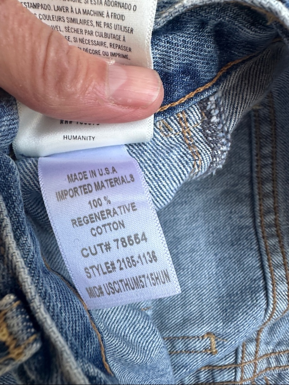Citizens of Humanity Ayla Baggy Jean in Zenith SZ 24 - Picture 5 of 7